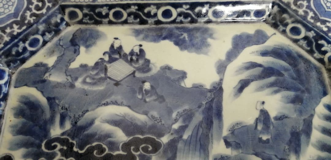 古伊万里　角皿