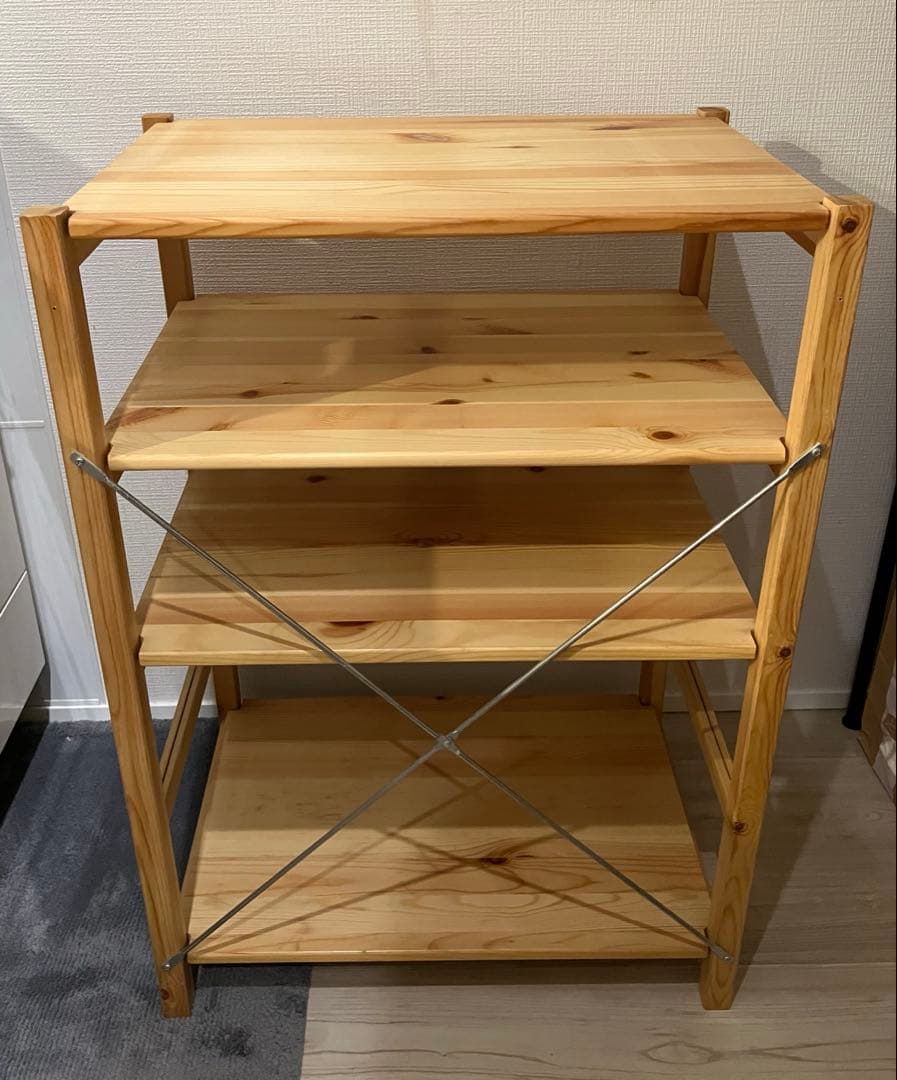 無印良品　パイン材ユニットシェルフ