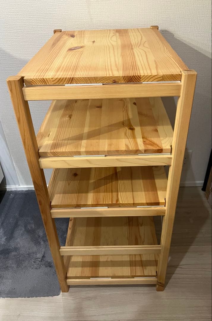 無印良品　パイン材ユニットシェルフ