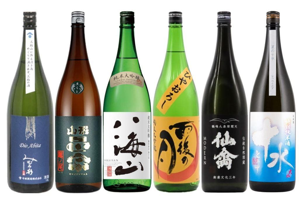 No.1073 みむろ杉 仙禽 雨後の月 山形正宗 八海山 十水