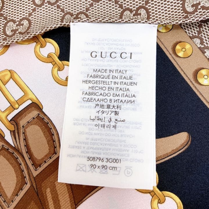 ぽっちゃま⭐︎ GUCCI 花柄 シルク スカーフ