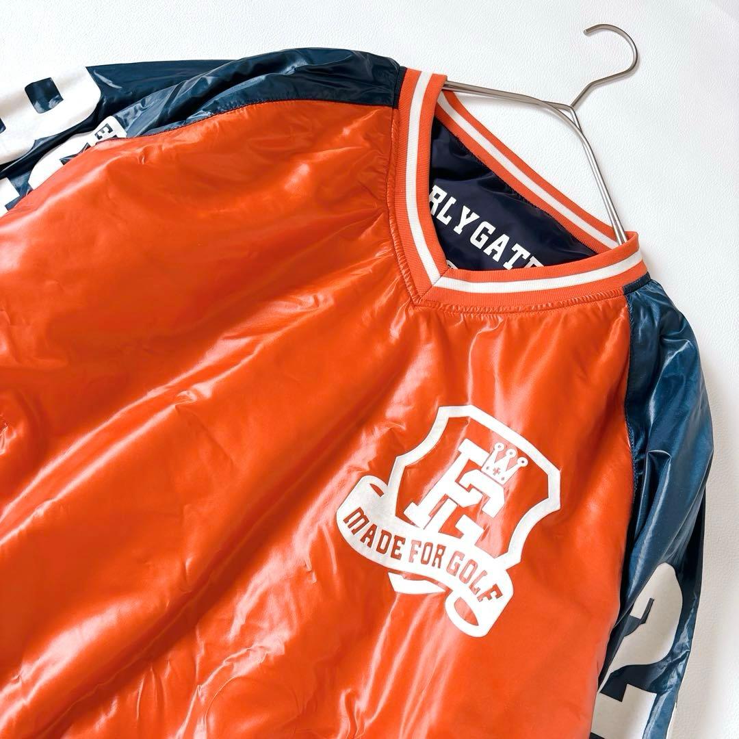 美品✨パーリーゲイツ 中綿 リバーシブルスニード Lサイズ ワッペン 2way