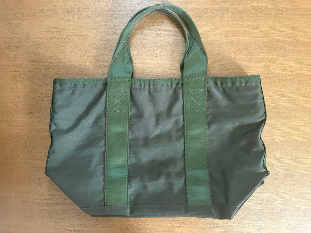 ブリーフィング　大容量　トートバッグ　カーキ　中古品