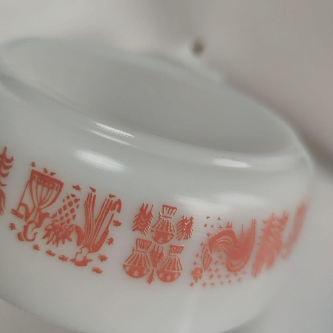 希少　パイレックス　バタープリント　アーミッシュ　キャセロール　 2個