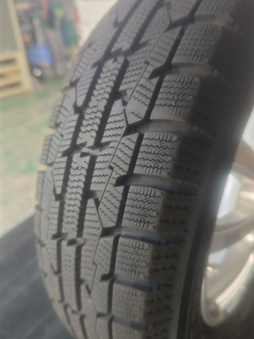 ②155/70R13 スタッドレスタイヤ アルミホイール付 2本セット