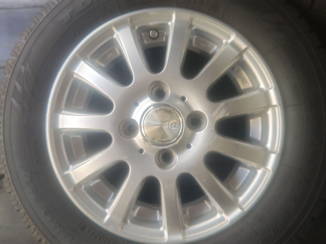 ②155/70R13 スタッドレスタイヤ アルミホイール付 2本セット