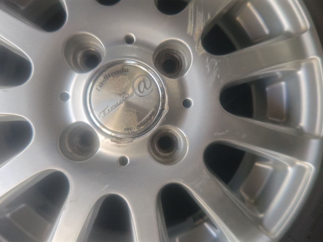 ②155/70R13 スタッドレスタイヤ アルミホイール付 2本セット