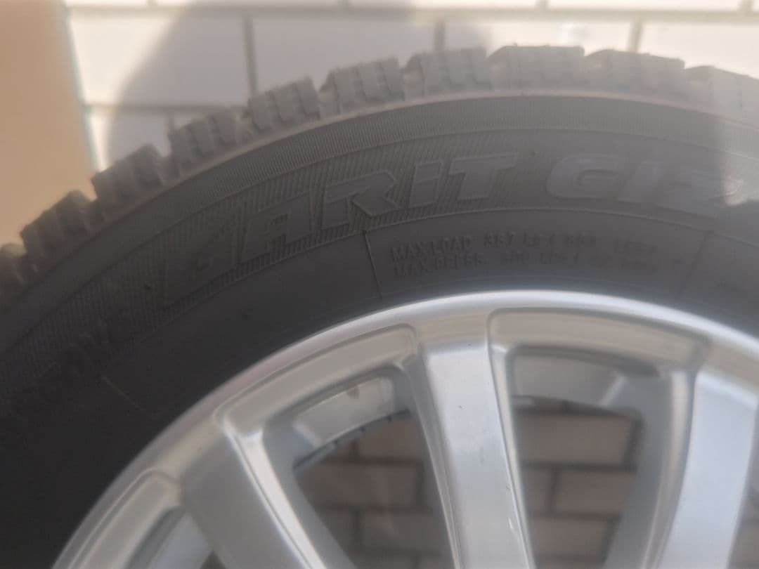 ②155/70R13 スタッドレスタイヤ アルミホイール付 2本セット