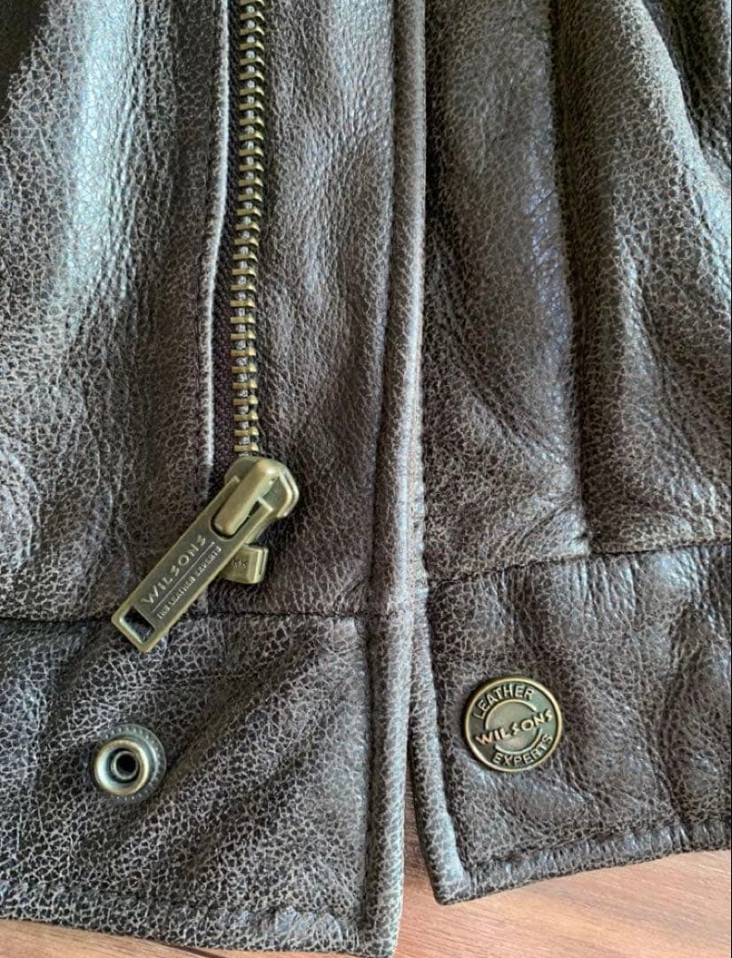 90s WILSONS ウィルソンズ　A-2レザージャケット　フライトジャケット