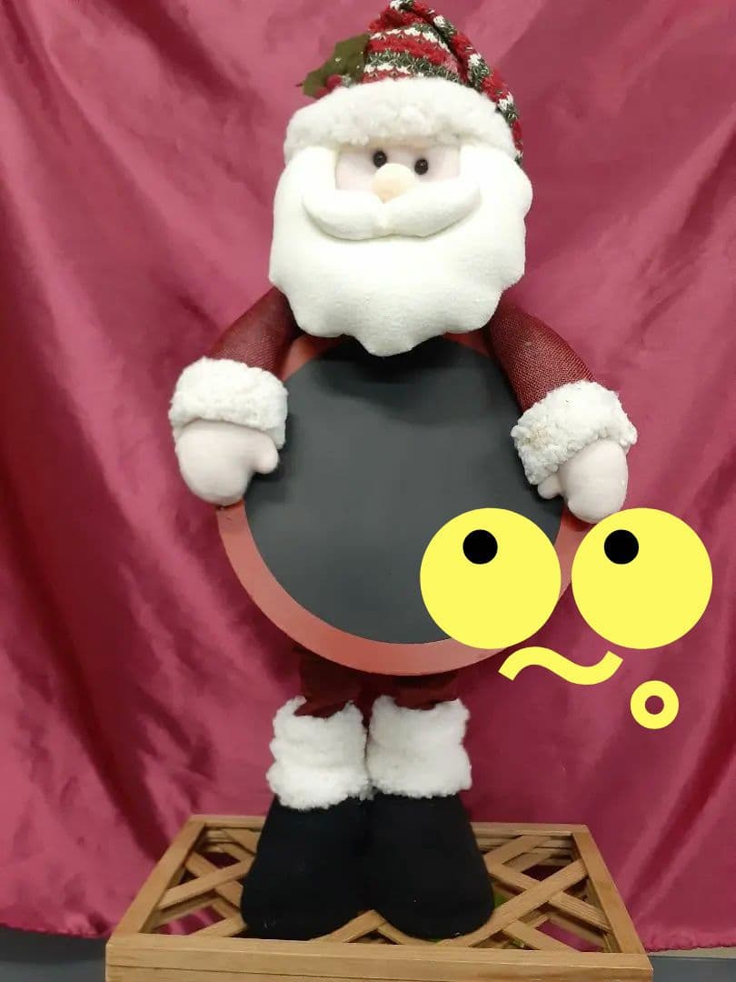 ◾美品◾サンタクロース　オブジェ　クリスマス　木製