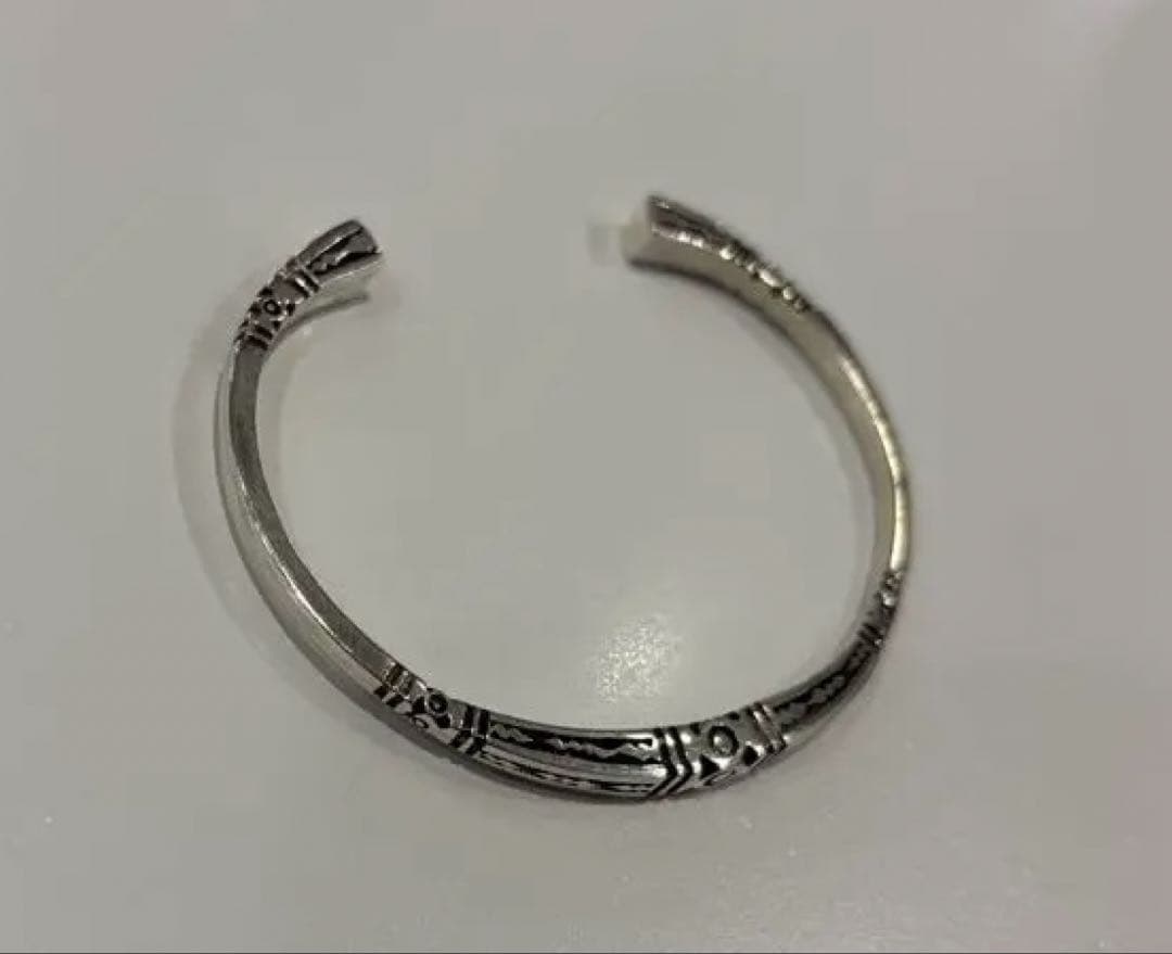 美品 スティーヴアラン トゥアレグシルバーバングルTouareg Silver