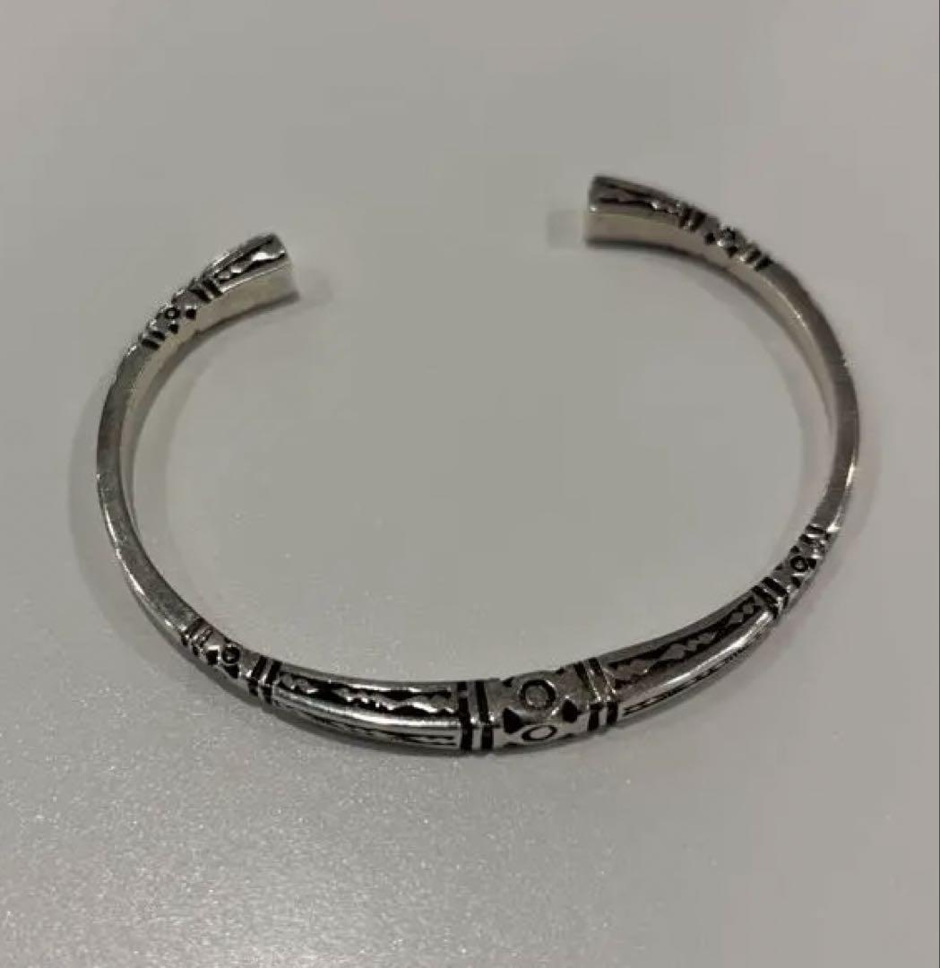 美品 スティーヴアラン トゥアレグシルバーバングルTouareg Silver
