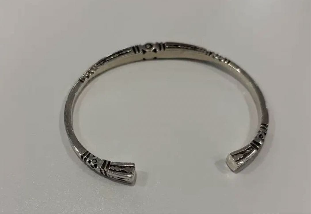 美品 スティーヴアラン トゥアレグシルバーバングルTouareg Silver