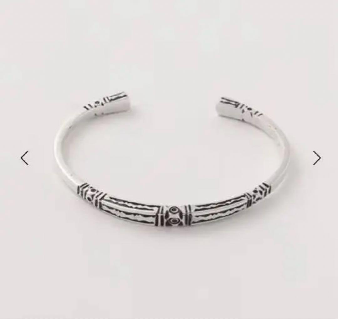 美品 スティーヴアラン トゥアレグシルバーバングルTouareg Silver