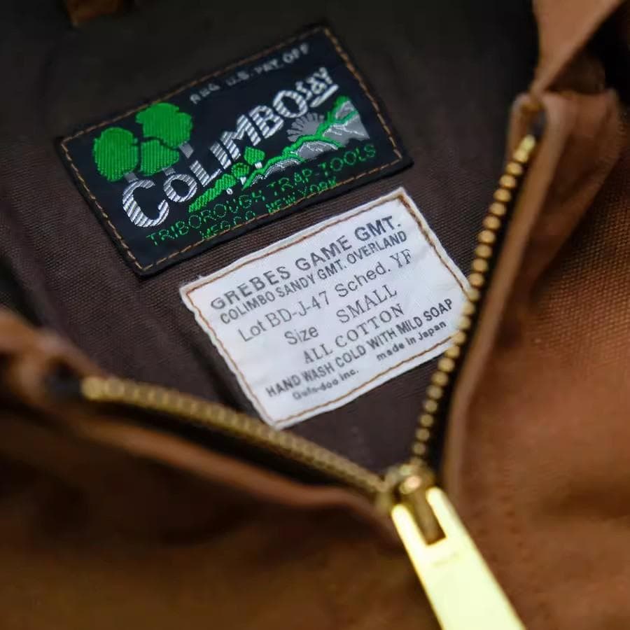 COLIMBO ポータルパワー キャンバス パーカーコート 8 号（キャメル）