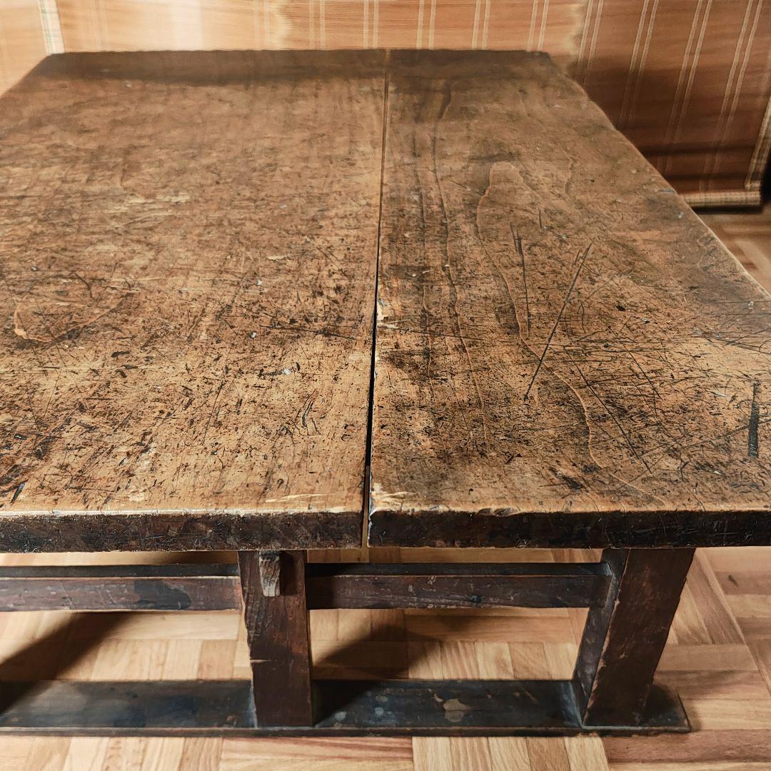 座卓　文机　作業台　大正　古家具