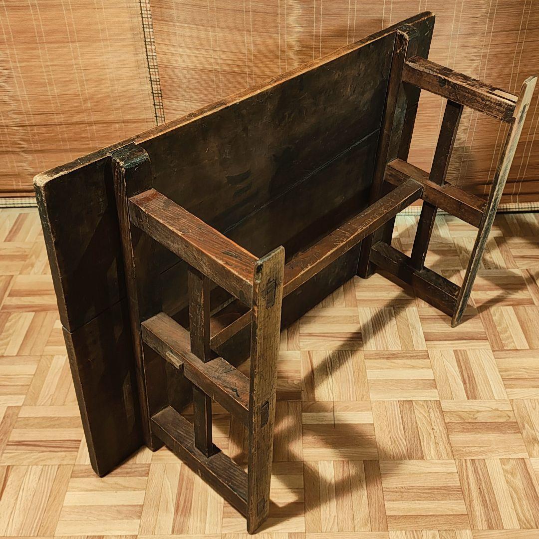 座卓　文机　作業台　大正　古家具