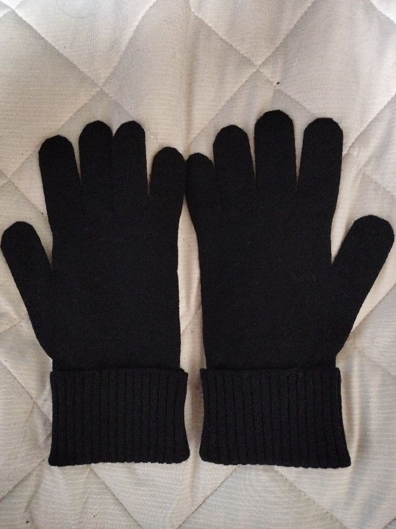 LOUIS VUITTON ブラック ダミエ柄手袋
