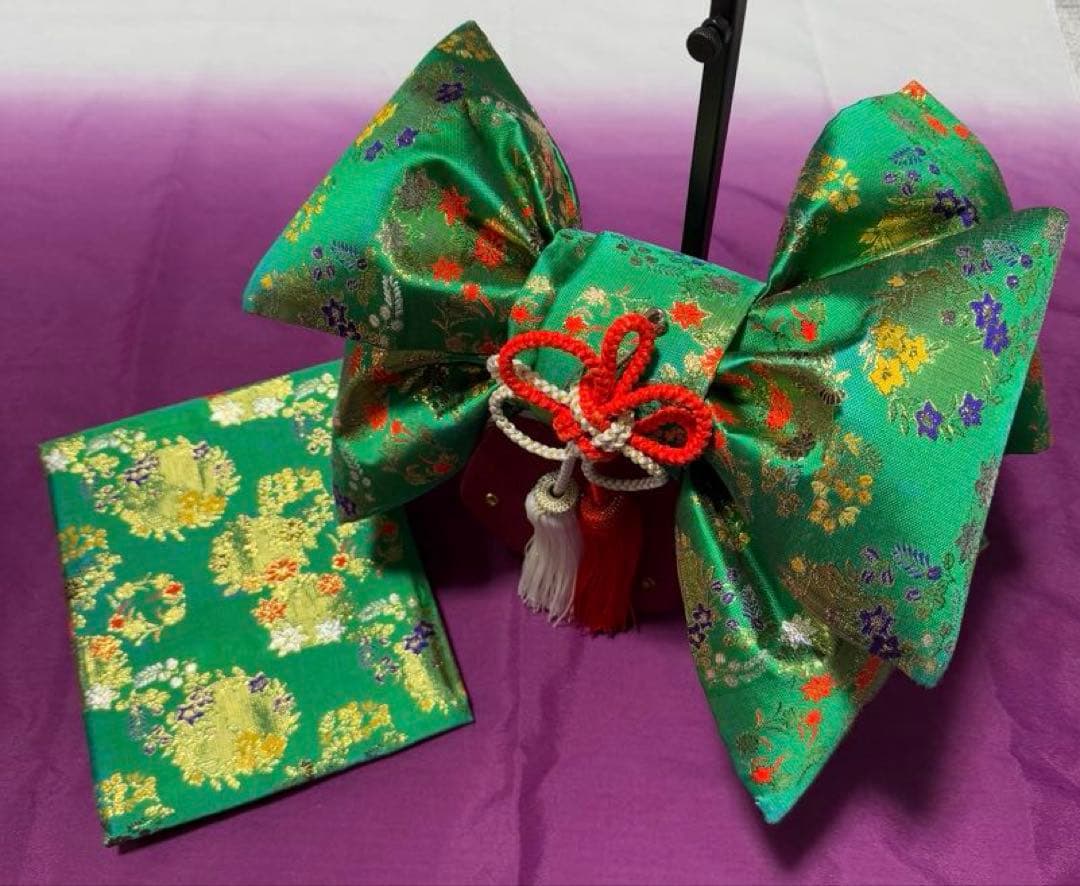 七五三　7歳向けお子様　ほぼフルセット　青系セット　正絹