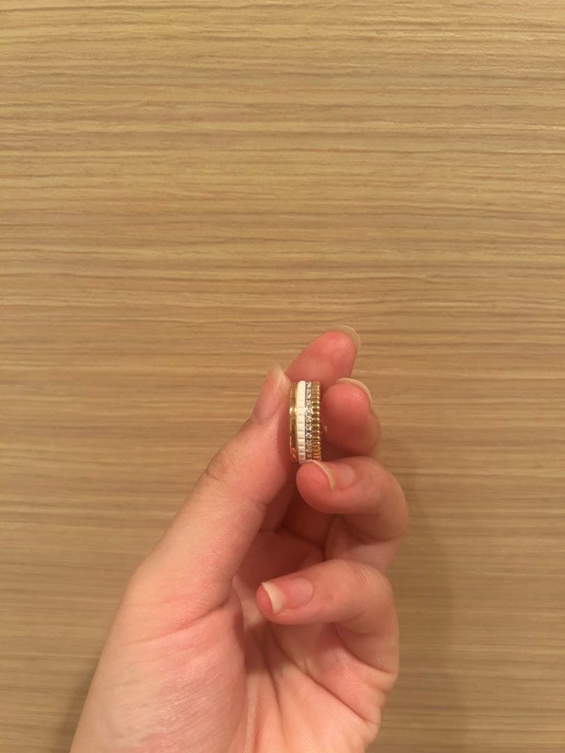 ブシュロン　キャトルホワイトダイヤモンドリングスモール