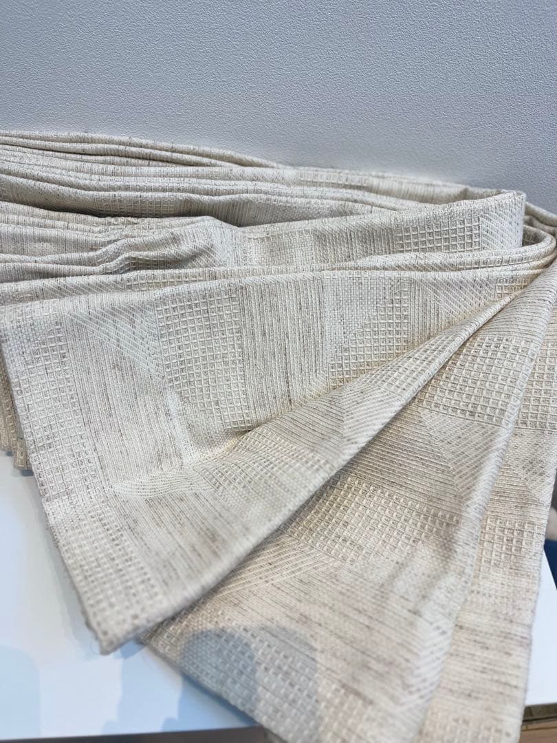 【unico 】ドレープカーテン2枚セット JANTY丈187 幅105ベージュ