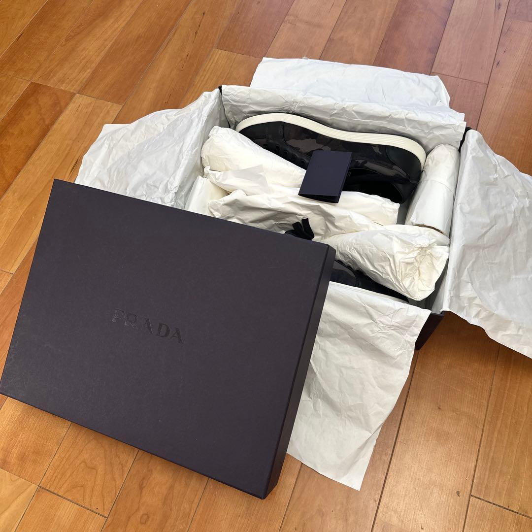 PRADA メンズ　迷彩柄スニーカー