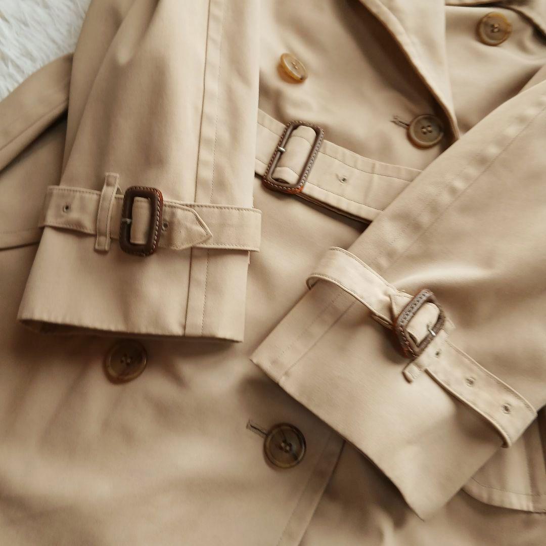 【BURBERRY】ヴィンテージ　ノバチェック　ロングトレンチコート　ベージュ