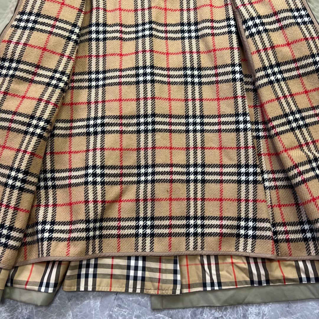 美品♡バーバリー　トレンチコート　ベルト　ライナー　カーキ　ノバチェック