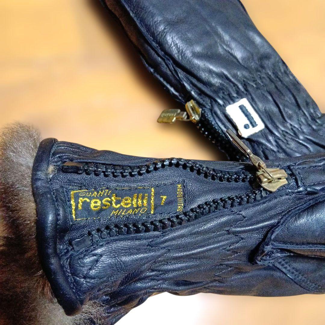 restelli リステリ 牛革 スキーグローブ　　サイズ7