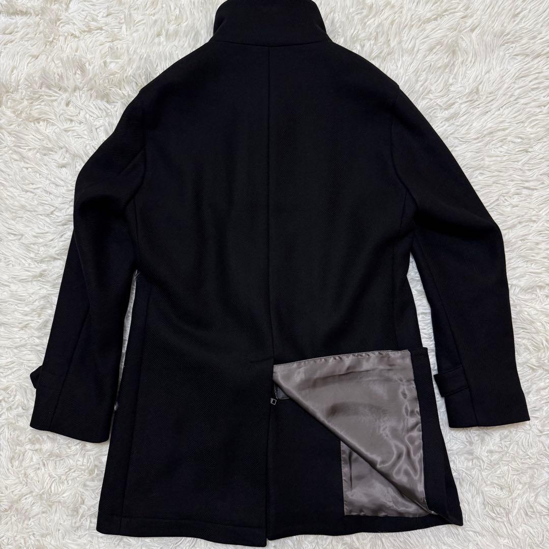 【極美品】AOURE スタンドカラーコート　イタリア製生地　MANTECO