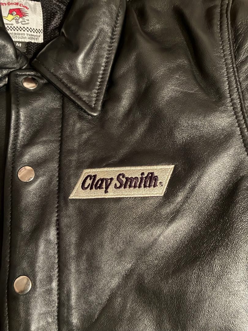 CLAYSMITH CSY-5050 レザーコーチジャケット 自宅試着のみ新品