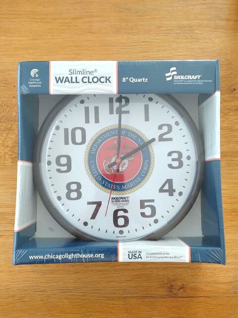 新品 米軍放出 USMC SKILCRAFT ウォールクロック 壁掛け時計 米軍