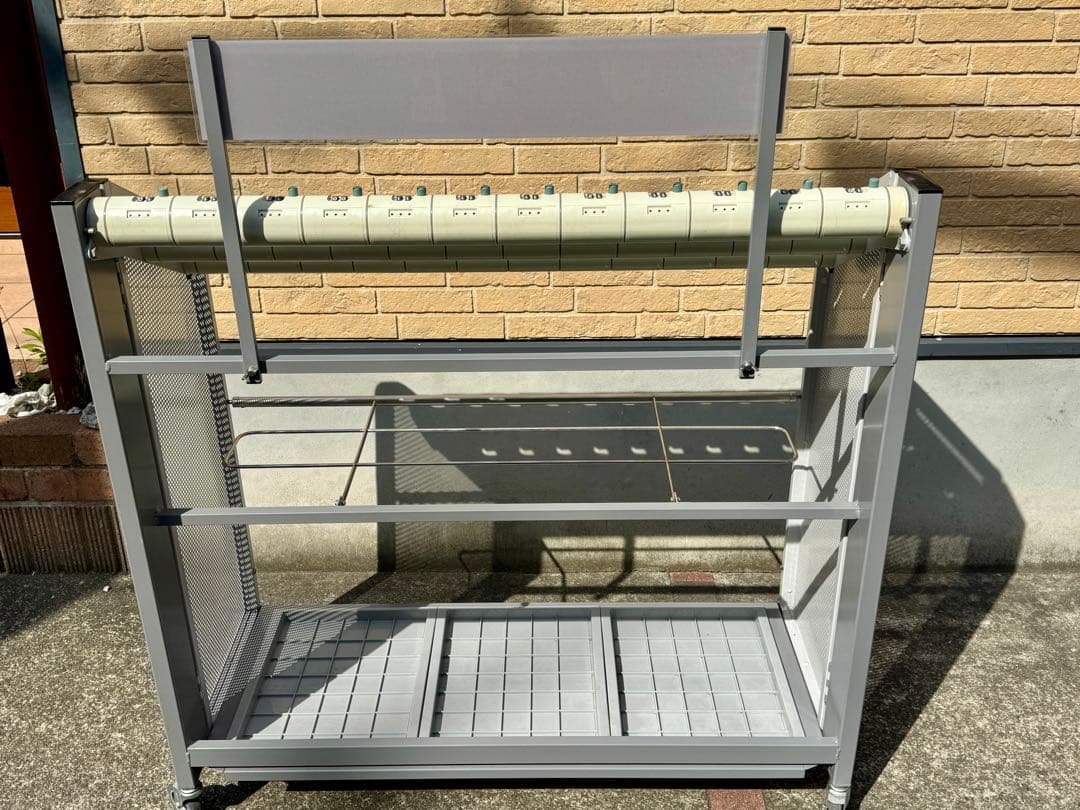 ス*パ様 【美品✨】テラモト　ロック式傘立　キーレス傘立SD2　折りたたみ式　3