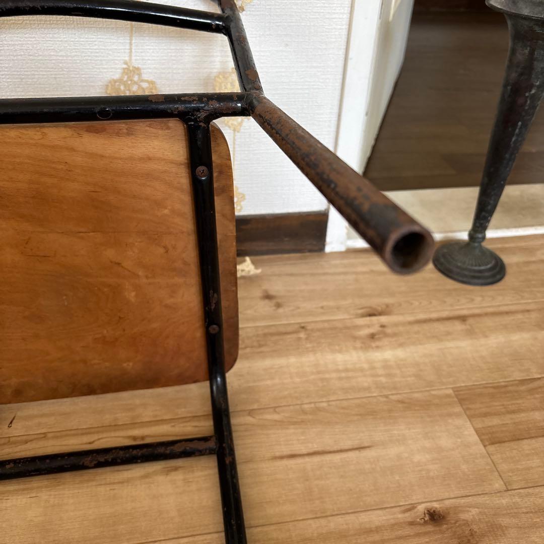 懐かしい幼稚園の椅子2脚セットアンティーク