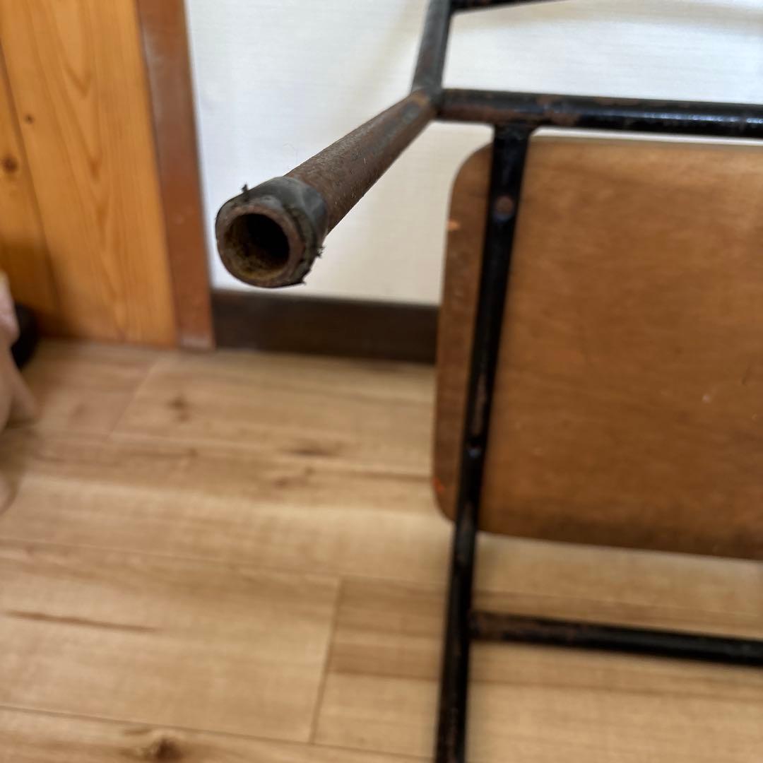 懐かしい幼稚園の椅子2脚セットアンティーク