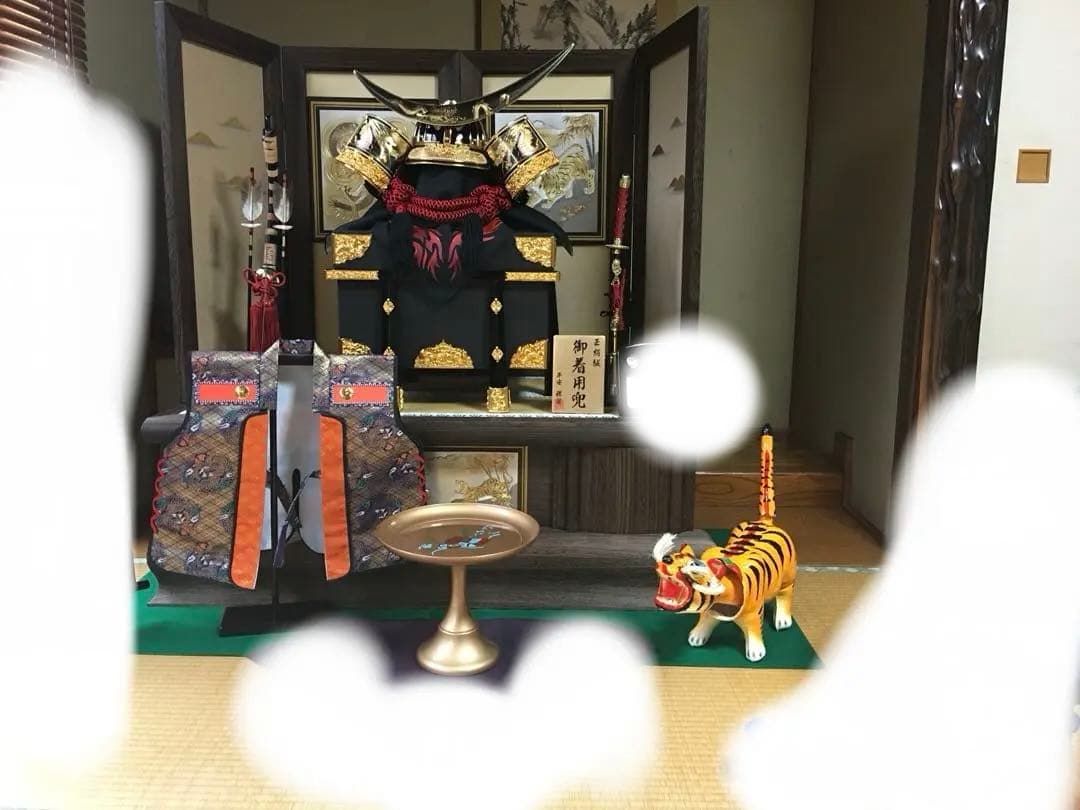 七五三飾り 兜と鎧のセット