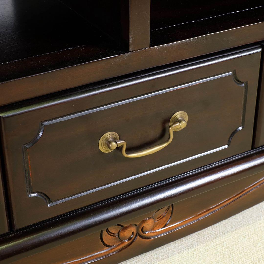 E 新品 TVボード S ブラウン テレビ台 AVラック テレビラック 収納