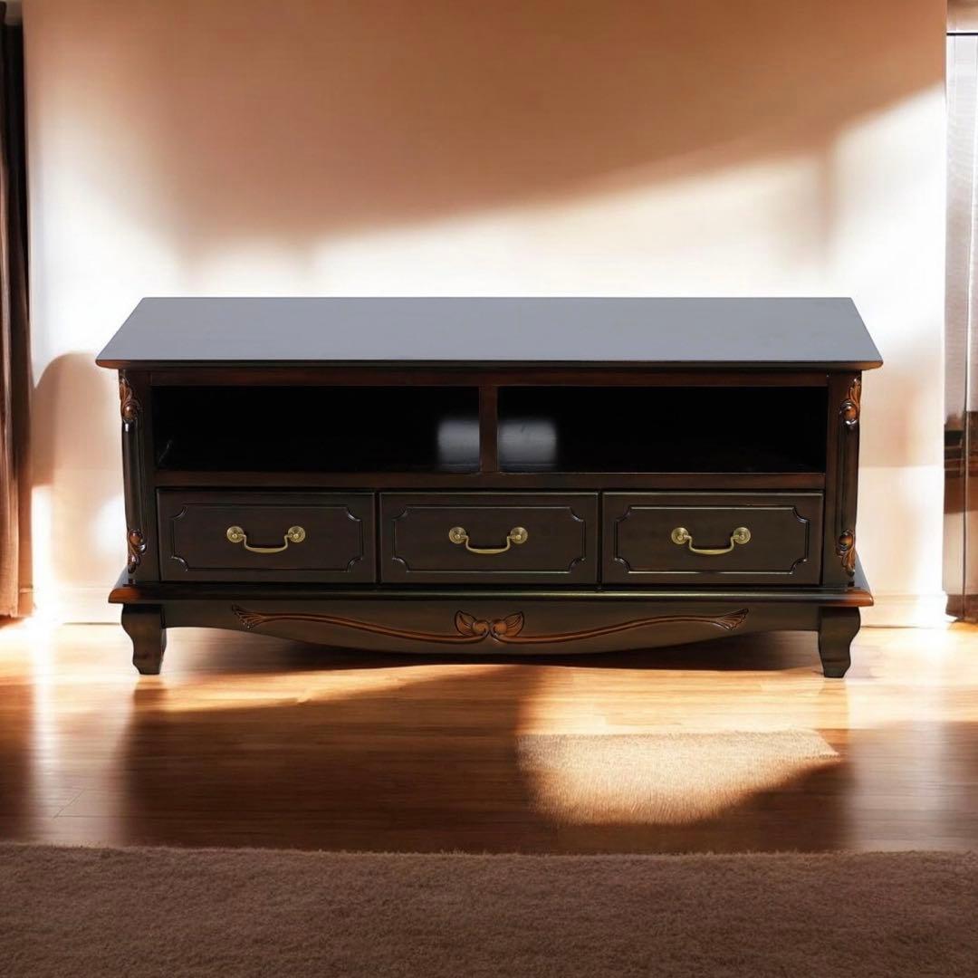 E 新品 TVボード S ブラウン テレビ台 AVラック テレビラック 収納