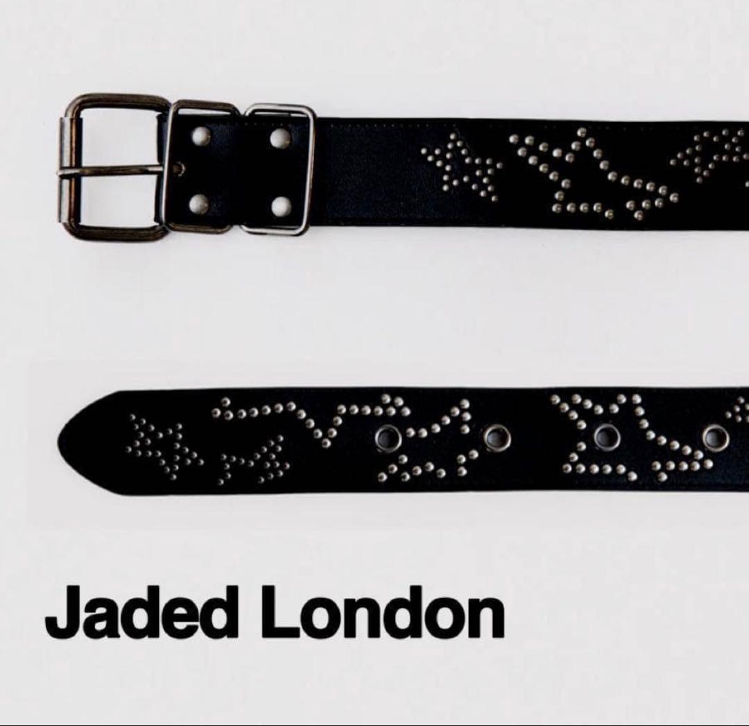Jaded London スタッズ付きブラックベルト