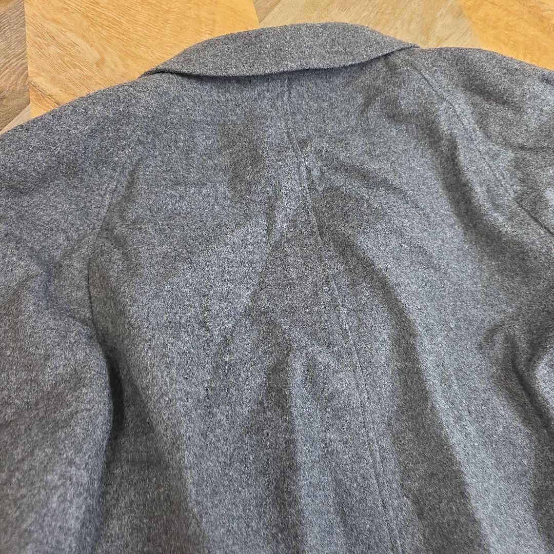 クリスチャンディオール グレー チェスターコート ウール混紡 y54