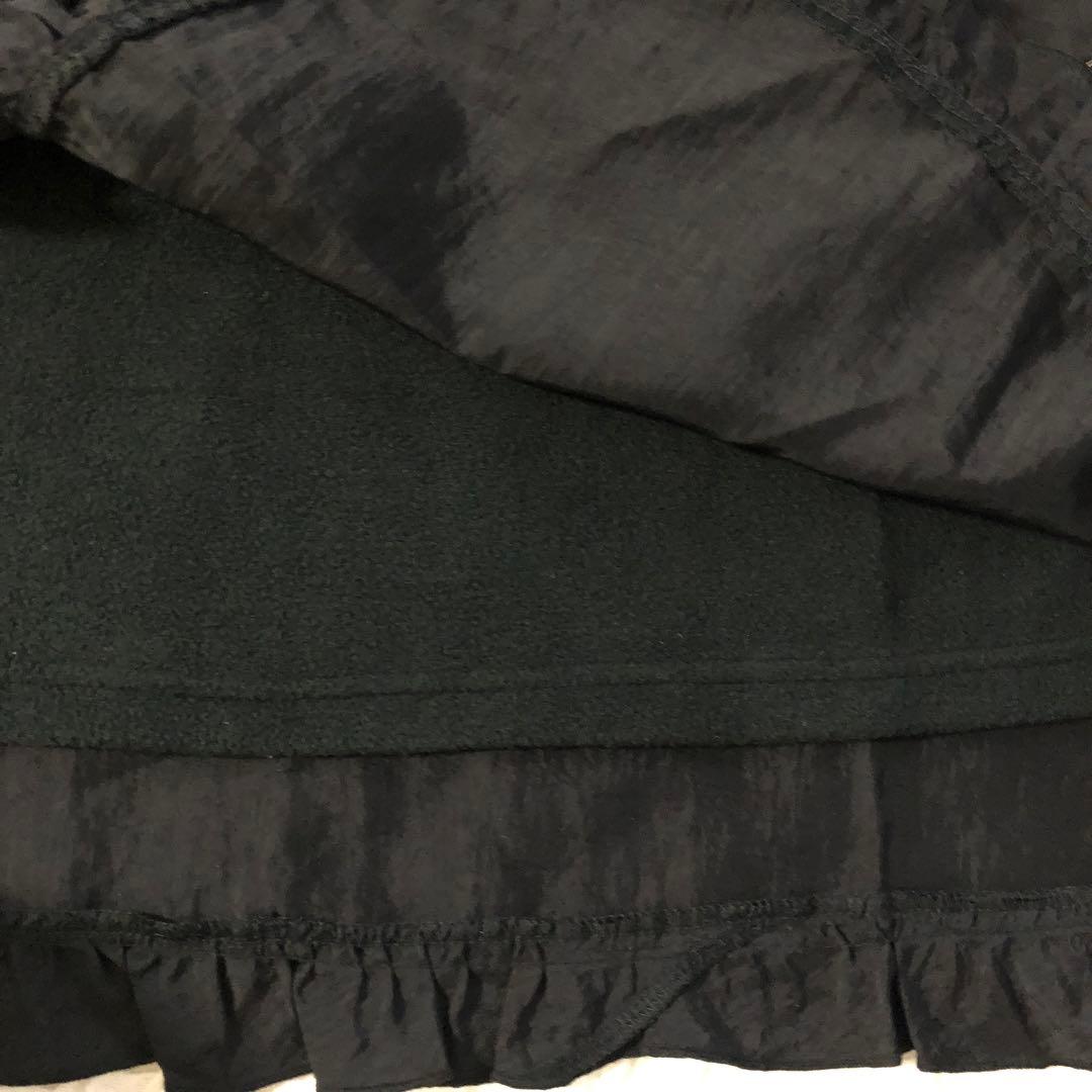 新品 お花モチーフ あったかエプロンドレス ワンピース