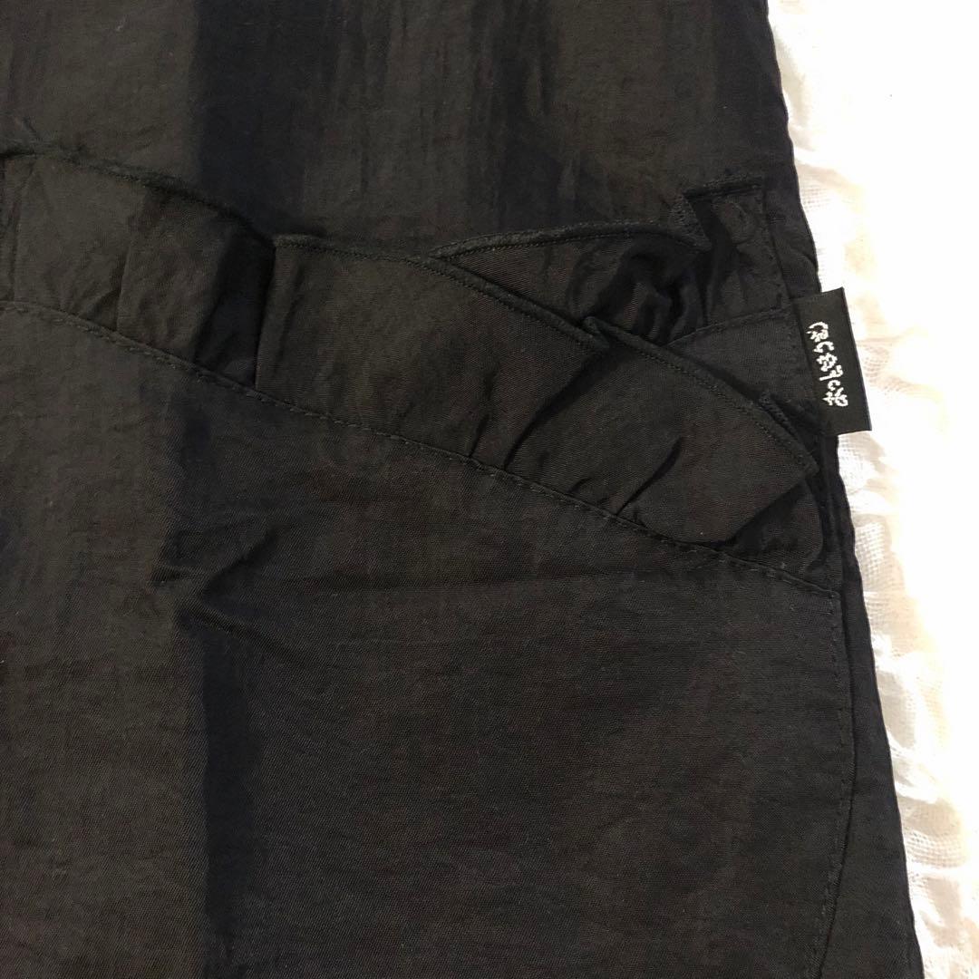 新品 お花モチーフ あったかエプロンドレス ワンピース