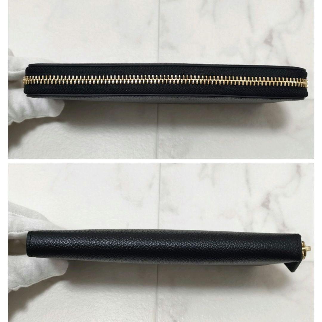 【未使用品】HushTug　ハッシュタグ　ピュアシュリンクレザー　長財布　ジップ