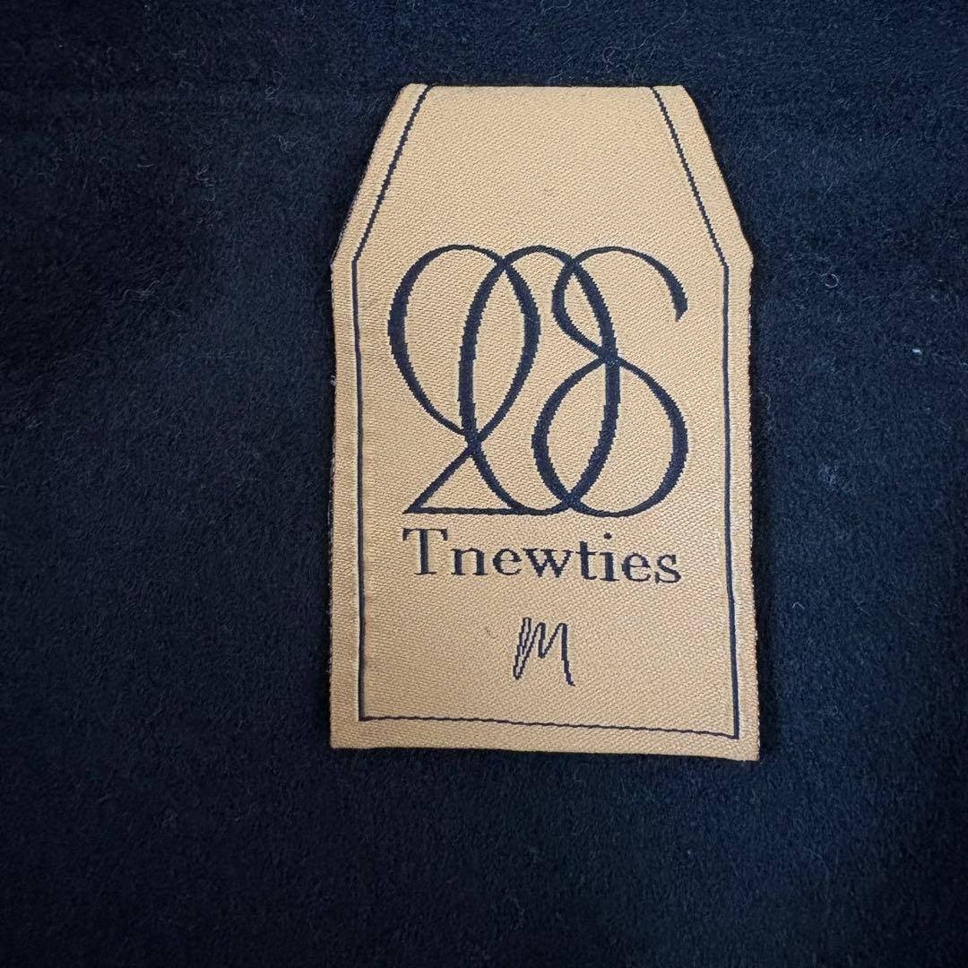 トゥエンティーズ 名入れされた懐中時計 コート ブラック M Tnewties