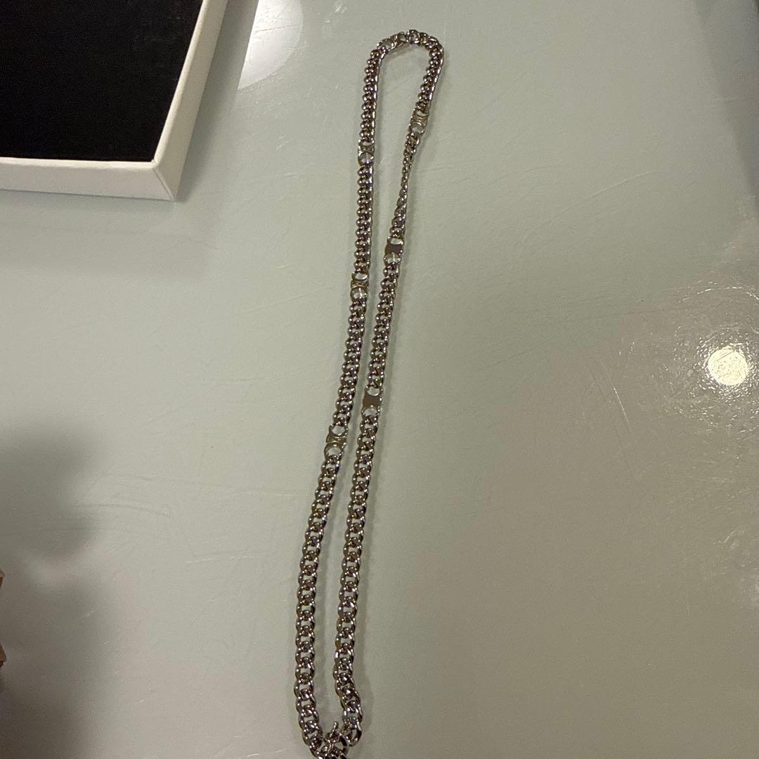 CELINE トリオンフスモールグルメット　チェーンネックレス