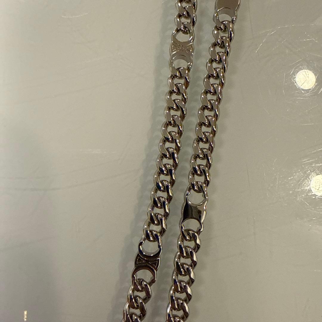 CELINE トリオンフスモールグルメット　チェーンネックレス