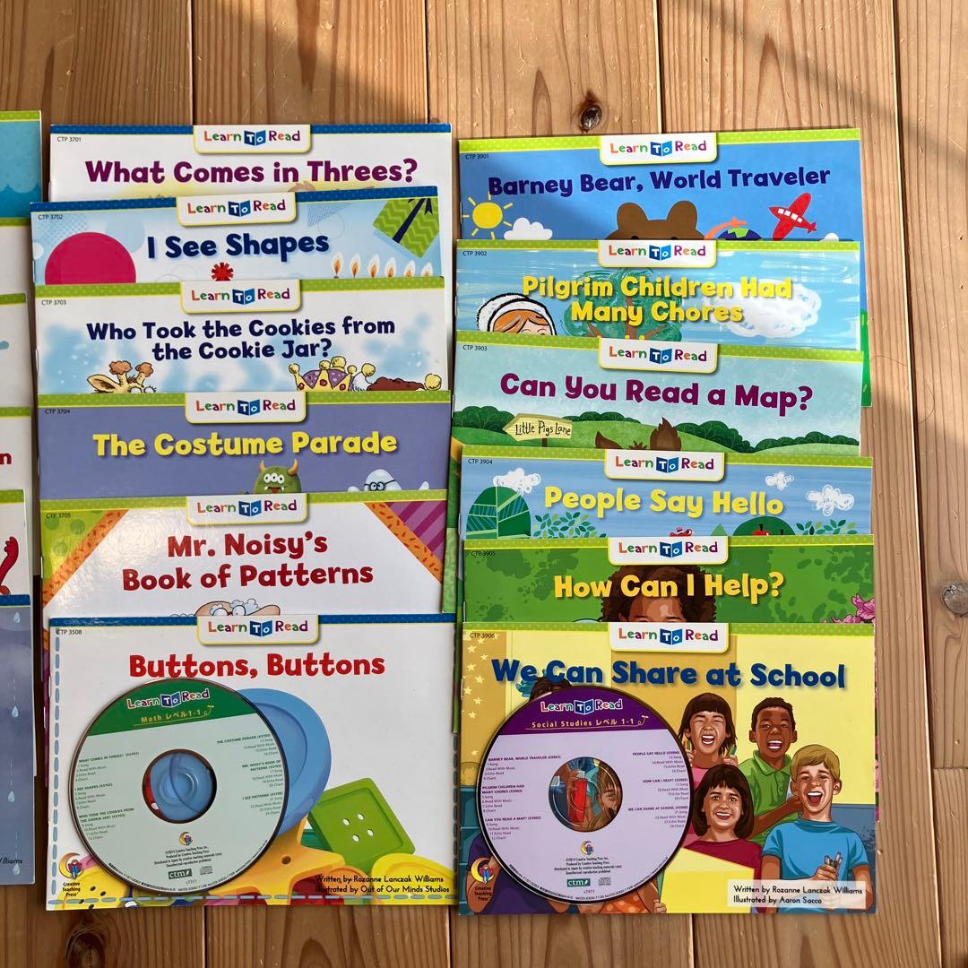 CTP絵本 Learn To Read レベル1-1 本24冊 CD4枚＋本1冊