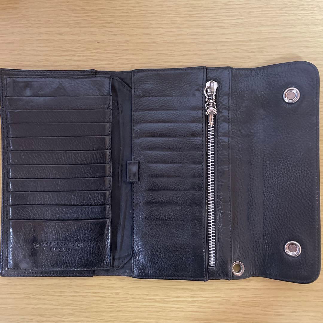 【年越特価】CHROME HEARTS WAVE ウォレット　インボイス付属