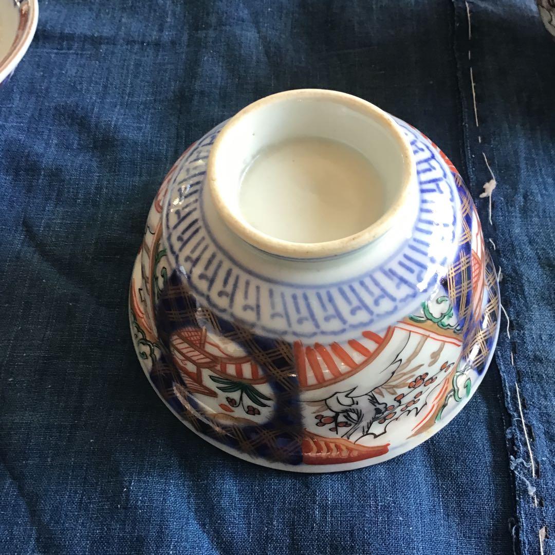 古伊万里　大型茶碗　５客セット