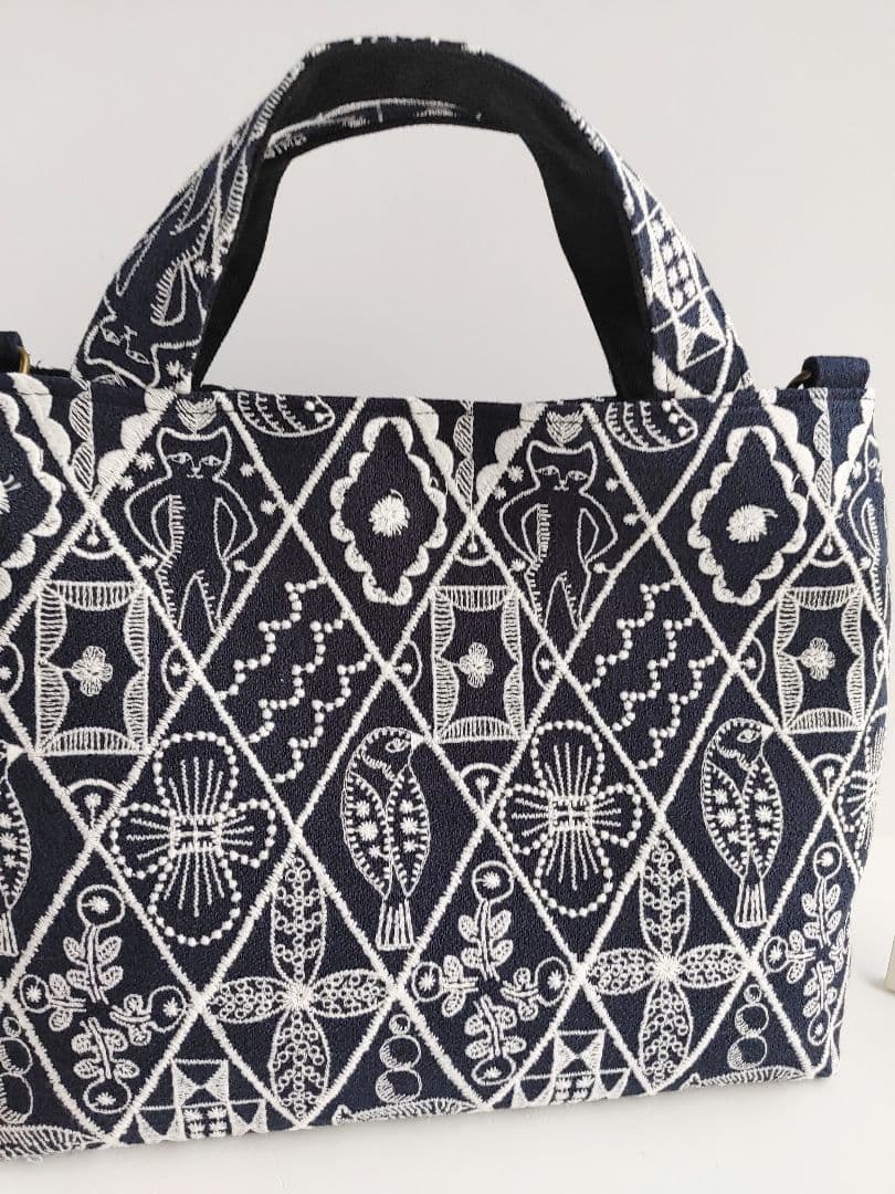 １点のみ　ミナペルホネン　シンフォニー　2wayパニーニ風ショルダー